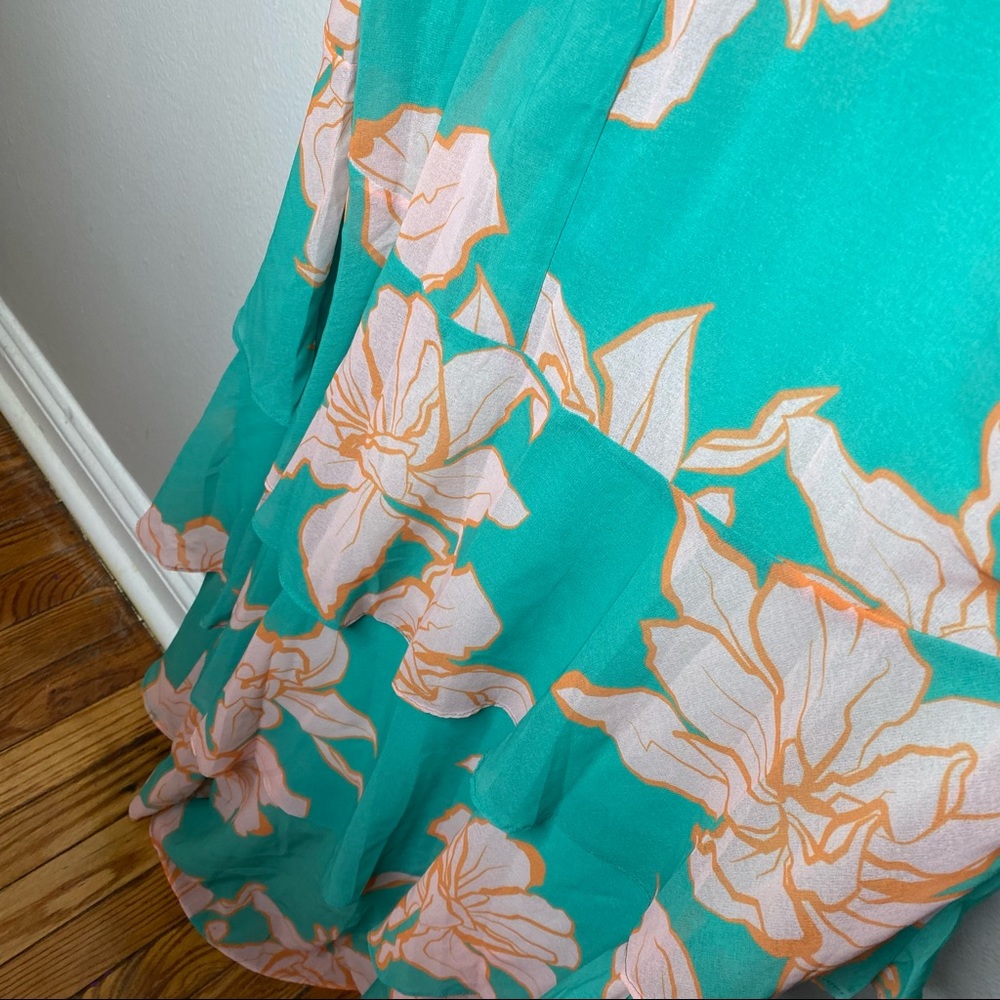 COPY - Hutch Anthropologie Floral Tiered Maxi Dress Size 2 - Picture 6 of 13